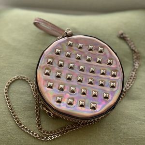 Rebecca Minkoff circle bag gold 6”